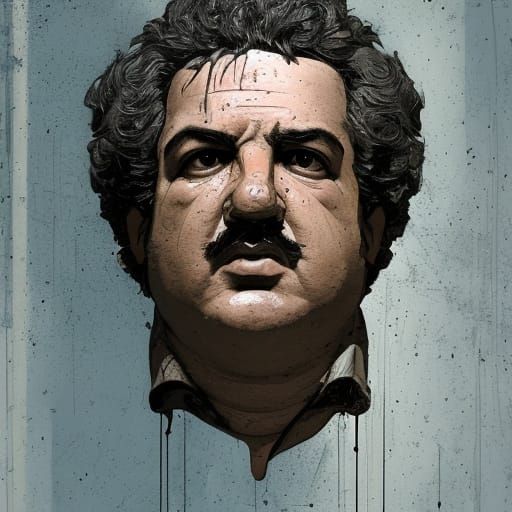 Anthropomorphic Bust Portrait, Digital Illustration Concept ...