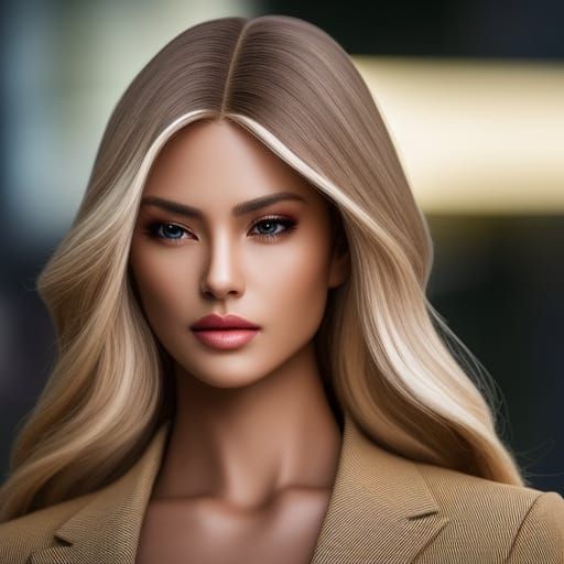 Photorealistic Portrait of a Beautiful Woman