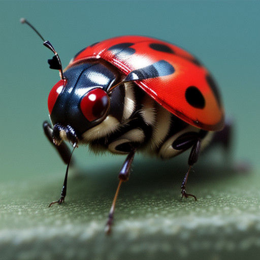 Ladybug in Vibrant Colors
