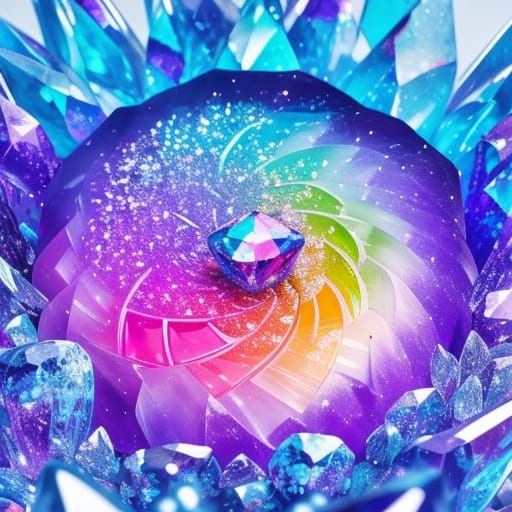 Crystal Sushi Art in Macro Photography