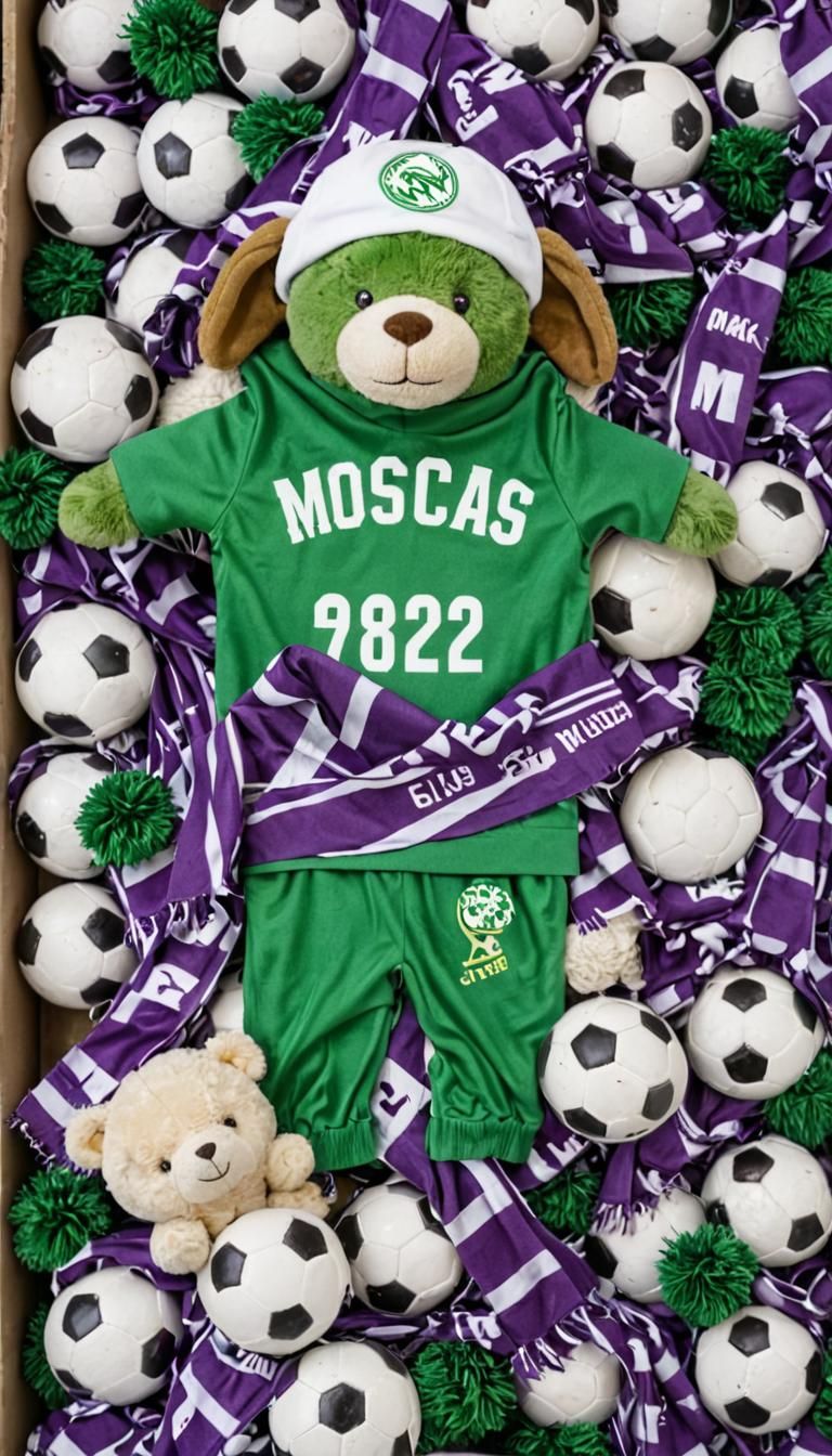 Merchandise of the football soccer team "Moscas",