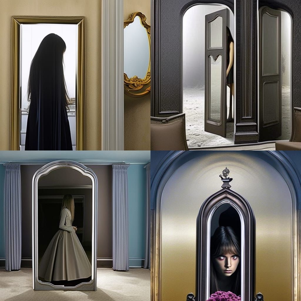 Horrific Magic Mirror Reflects Spiritual Hell