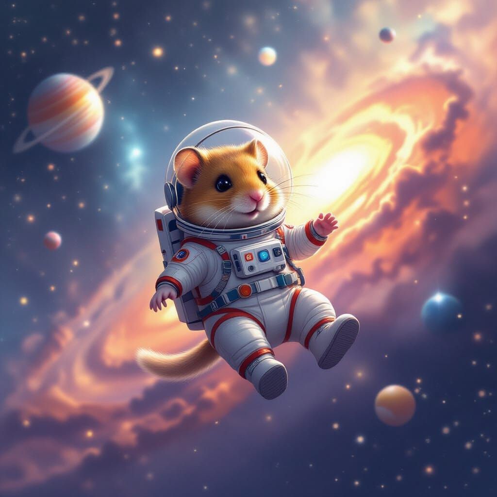 Hamster astronaut