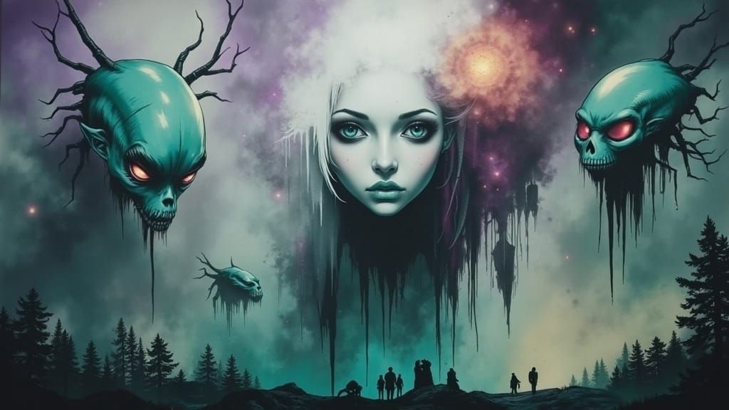 Mystical Dreamscapes in Vibrant Colors