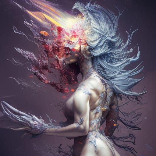 Dark Fantasy Warrior in Intricate Armor