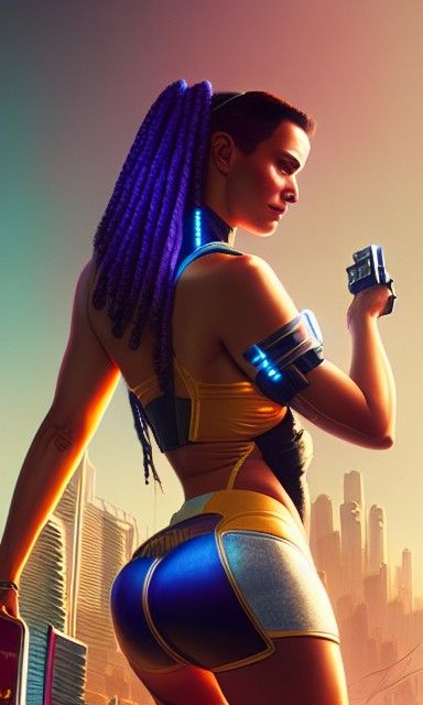 Panam Palmer Cyberpunk 2077 Portrait