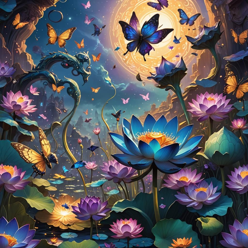 Blue Lotus Unveils Fantasy World: Detailed Concept Art