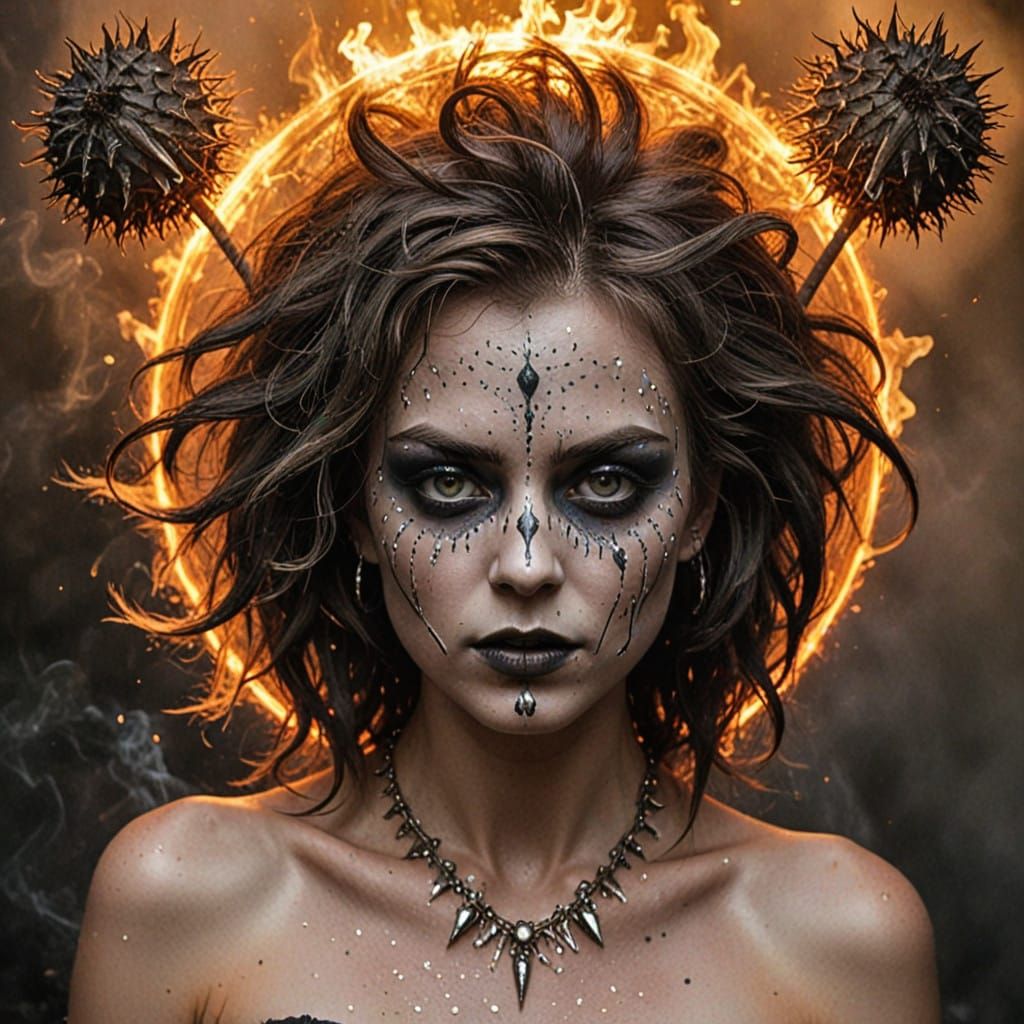 Cyberpunk Cityscape in Radiant Decay