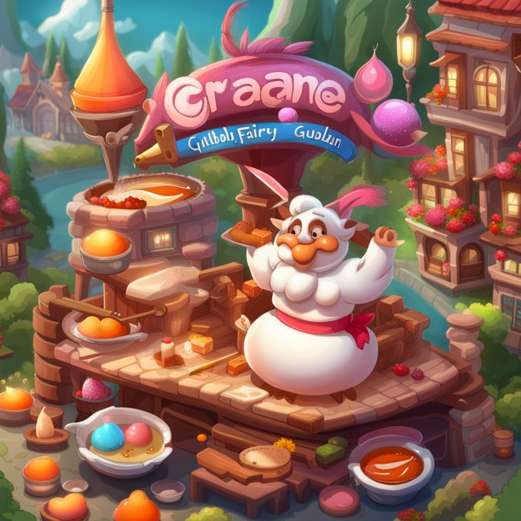 Crane Chef Makes Gulab Jamun in Fairy Town