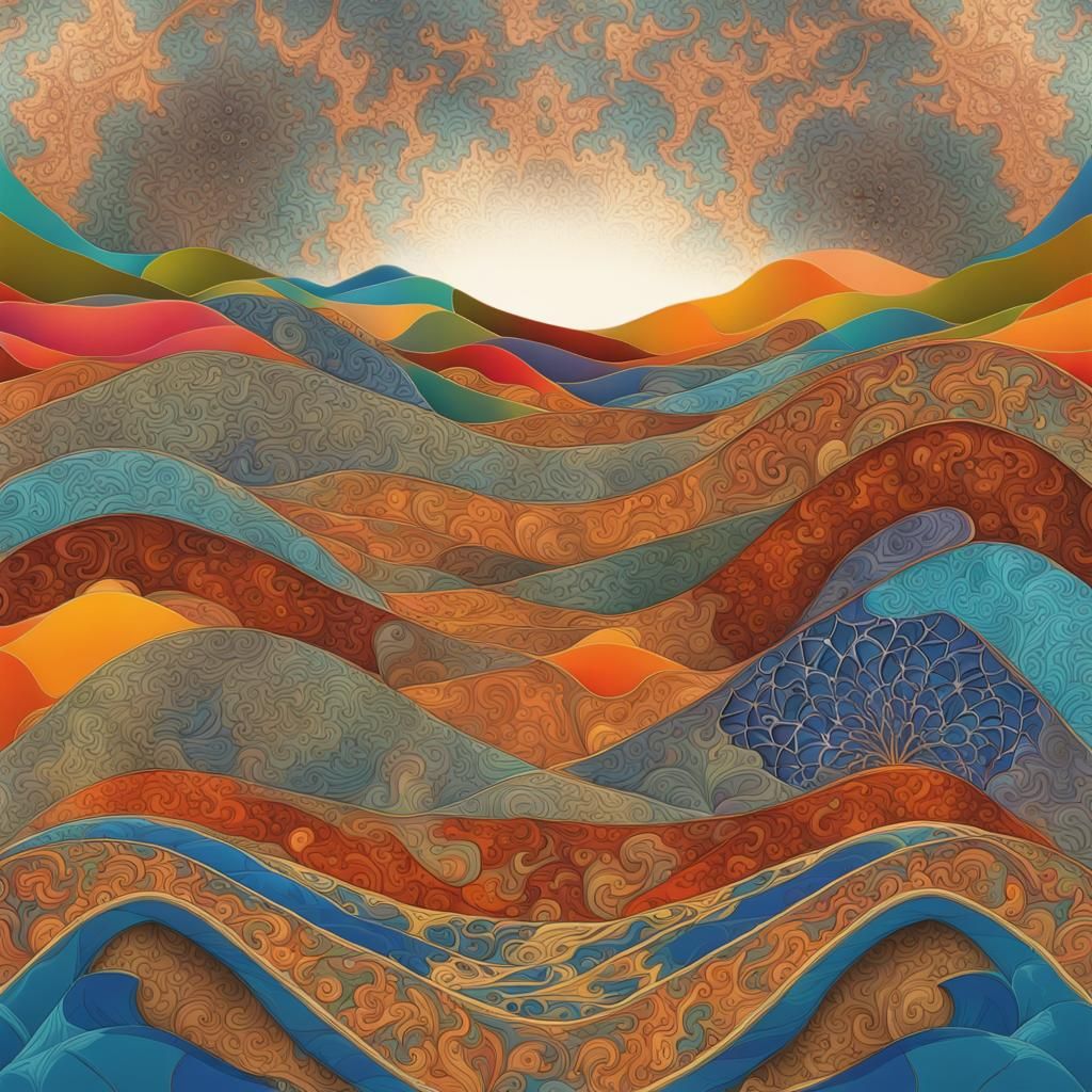 Colorful Moroccan Architecture with Persian and Chinese Elem...