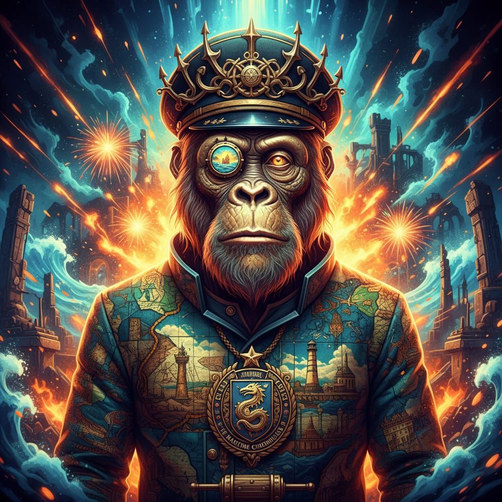 Iconic Yachtclub Ape NFT with Historical Impact