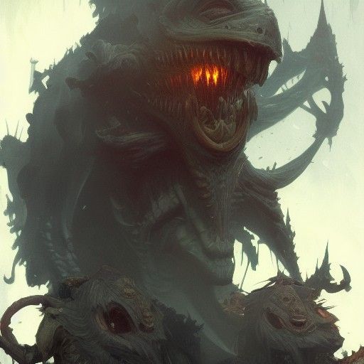 Grime Goblin in Dark Fantasy Style