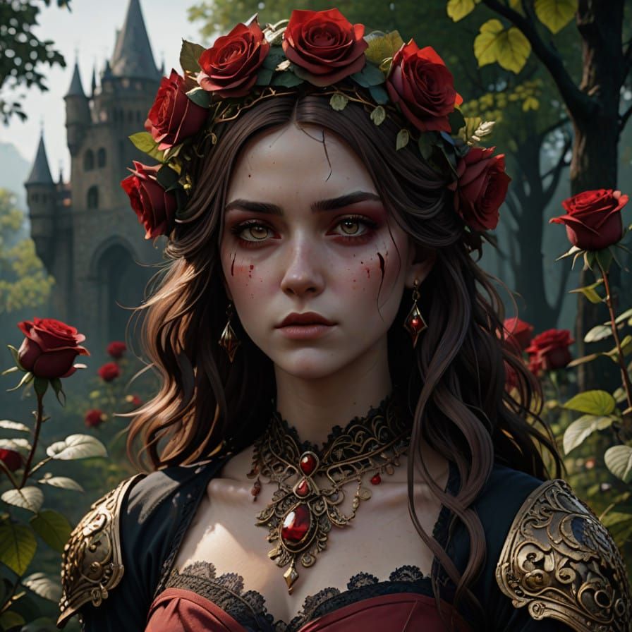 Regal, Pale Beauty in Dark Romance