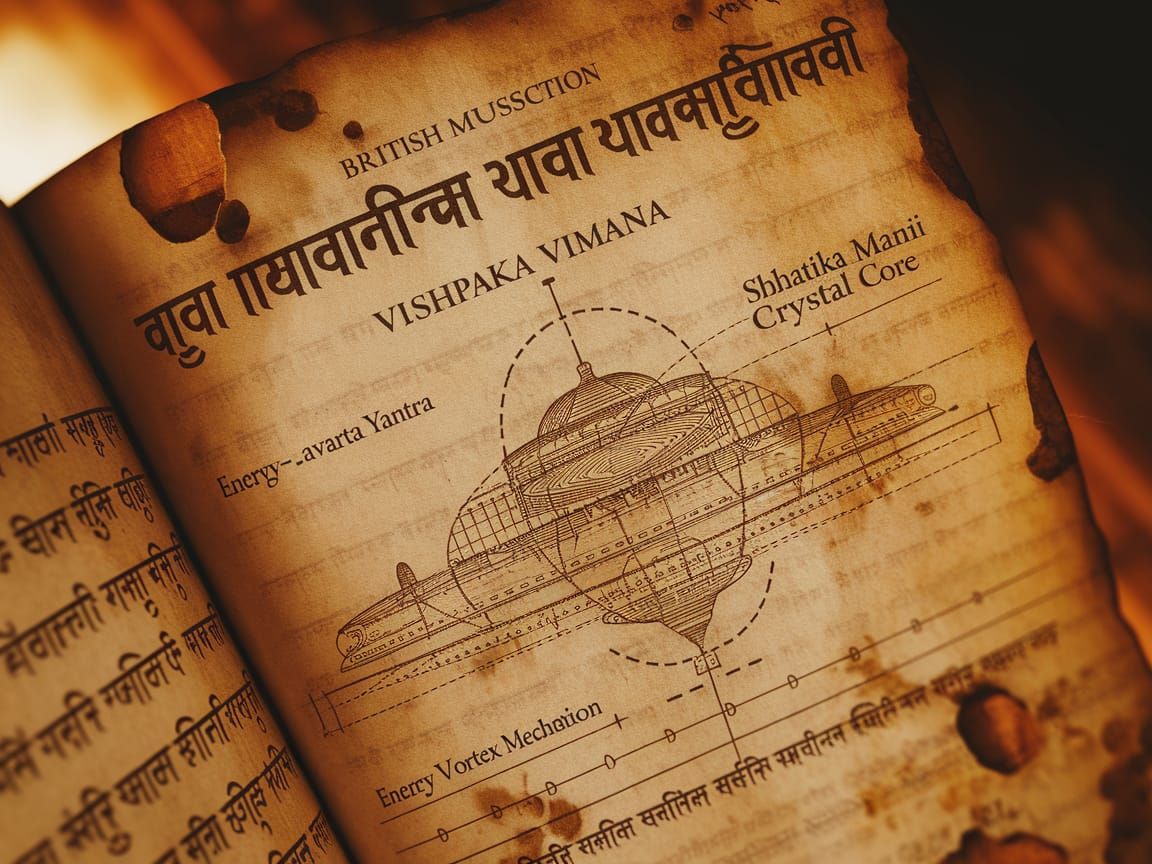 Vimana Shastra Manuscript: Pushpaka Vimana Blueprints