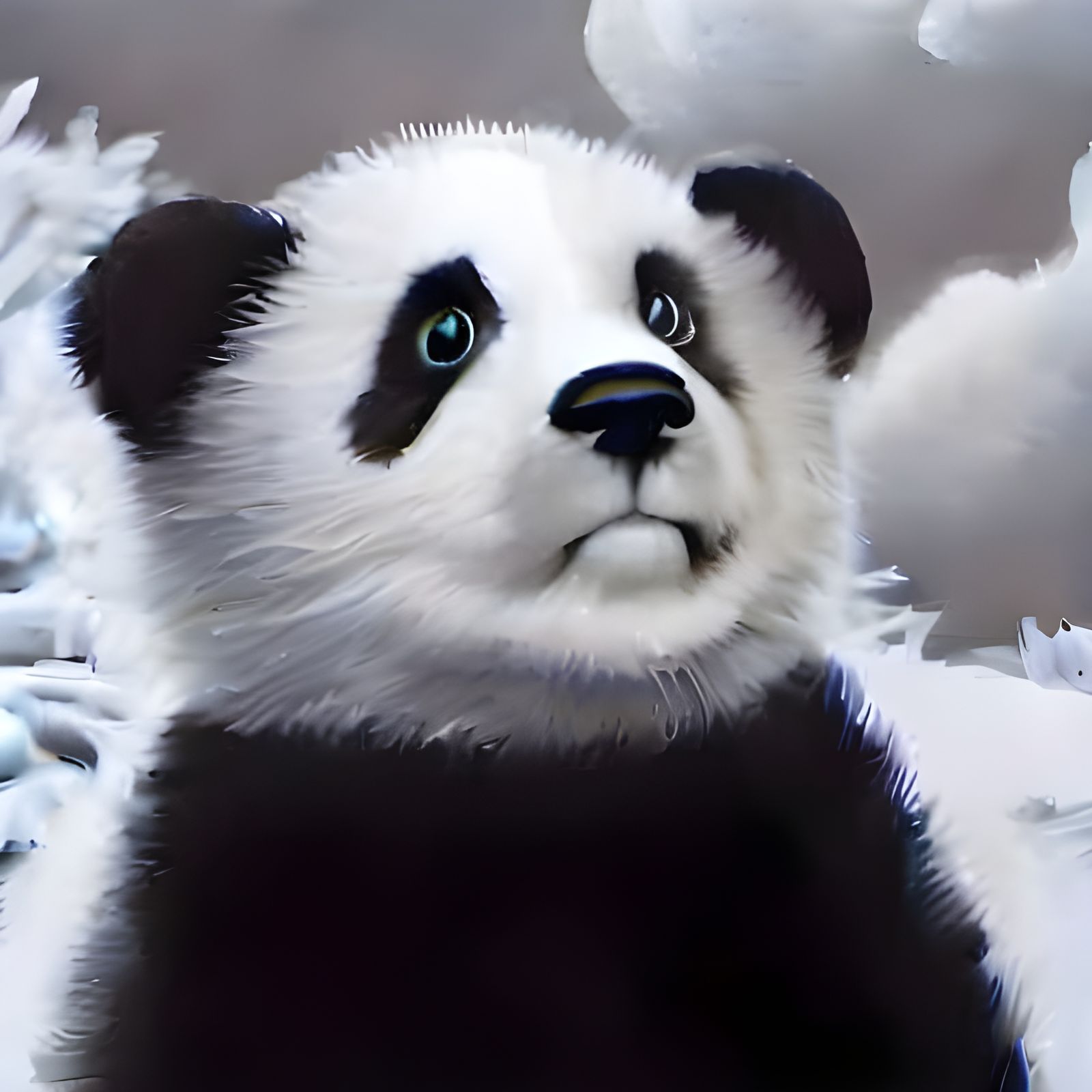 Snow Panda Re-masked