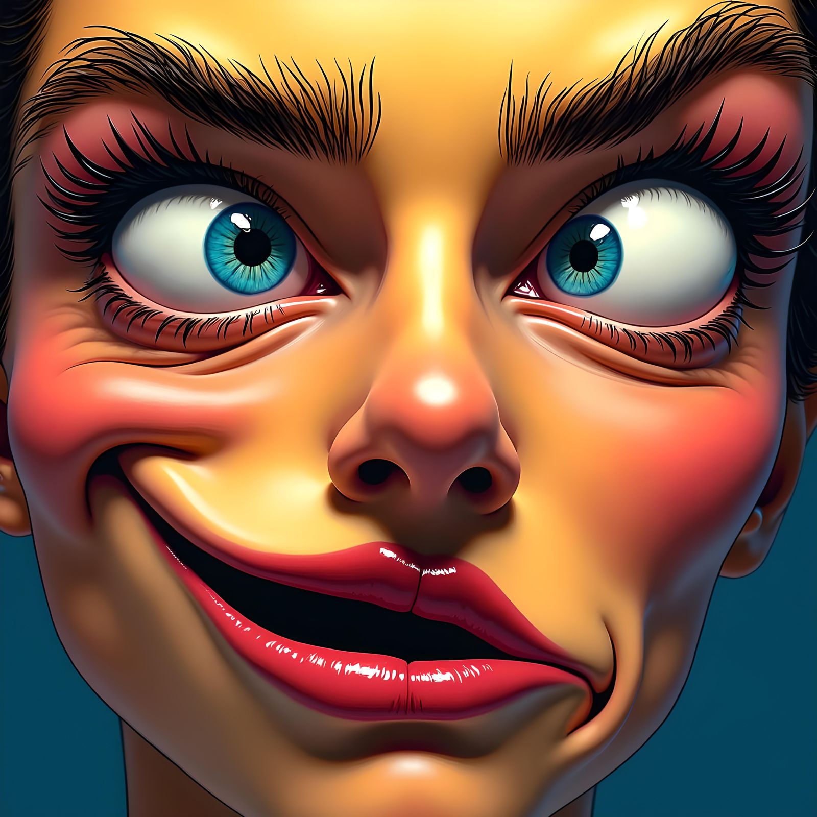 Extreme Closeup of a Chaotic Subject