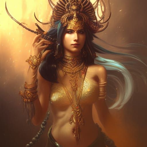 Detailed Shiva Portrait in Unreal Engine 5