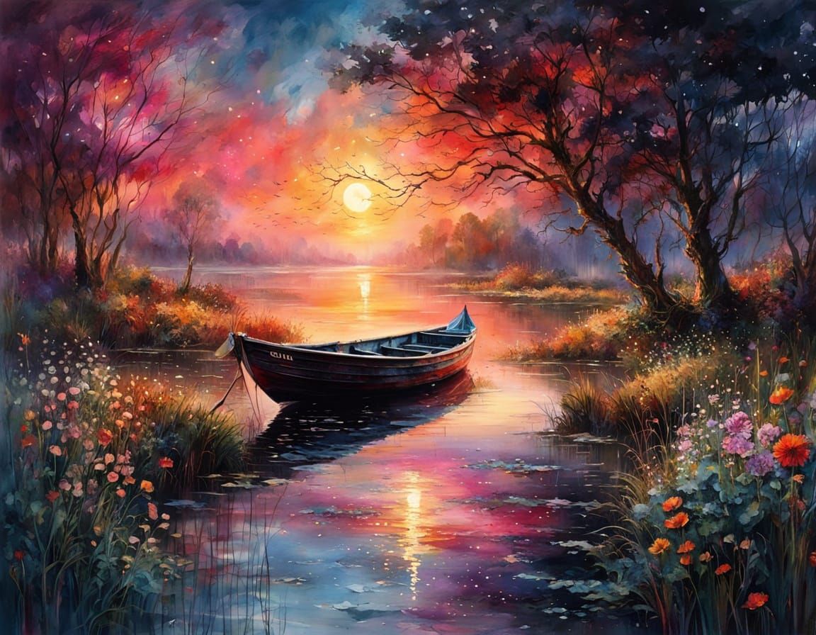 Dreamy Rowboat