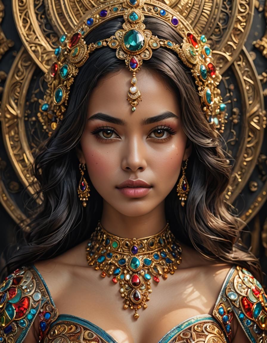 Stunning Portrait of Young Indonesian Woman in 16K