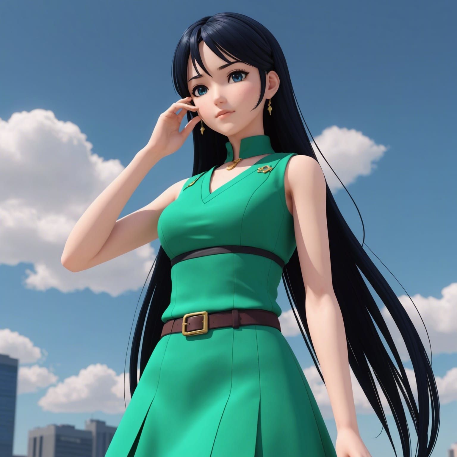 MMD Giantess Sanae