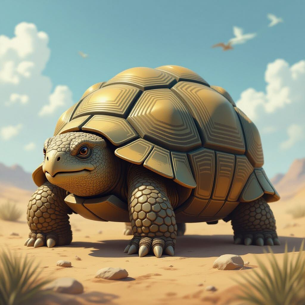 AI Creates a Glyptodon Image