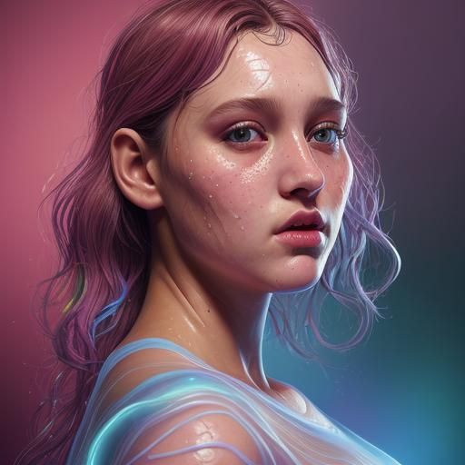 Hyperrealistic, Hyperrealistic, splash art, concept art, mid...