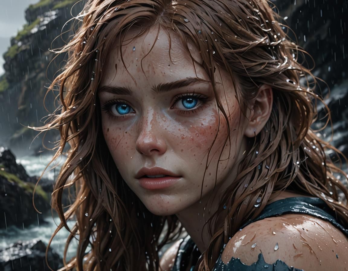 Desolate Island: 3D Anime Girl Seeks Shelter