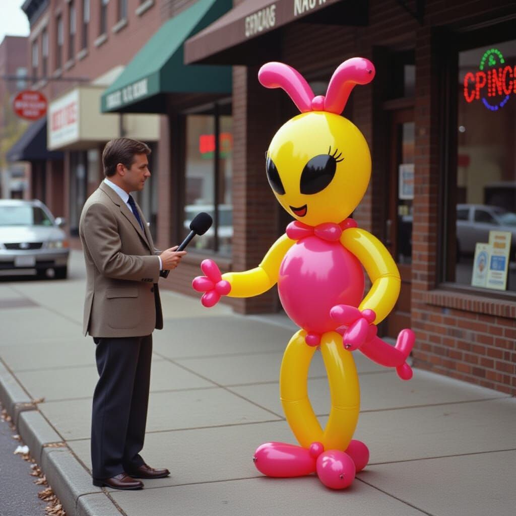 Surreal Alien Interview from 1980s TV Show