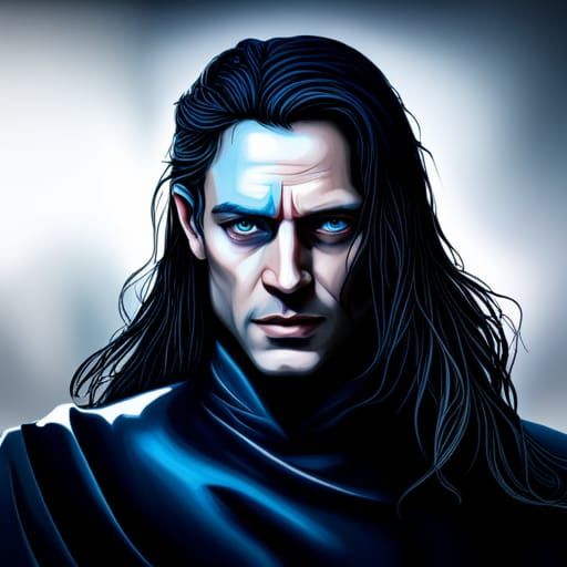 Morpheus, God of Dreams: Hyperrealistic Portrait