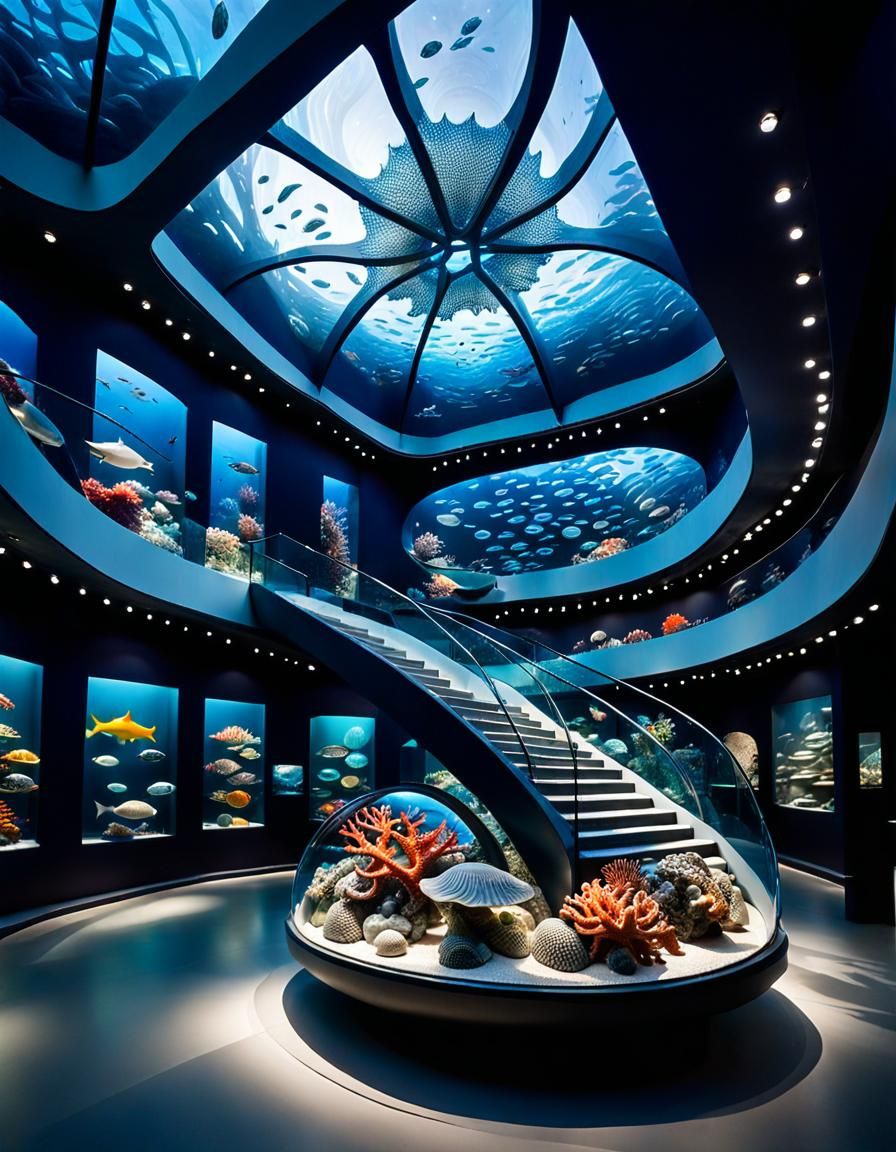 Zaha Hadid Style Museum of Marine Life