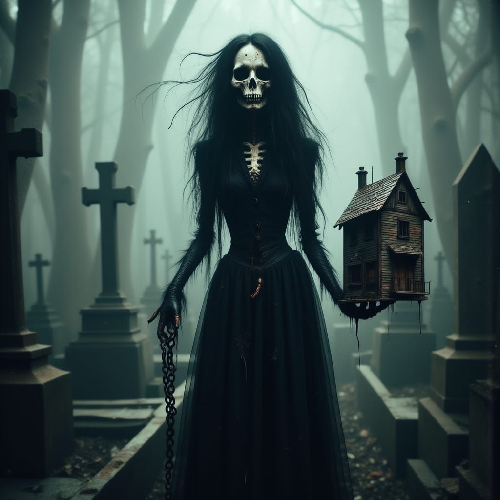 Eerie Voodoo Doll Haunts Abandoned Cemetery