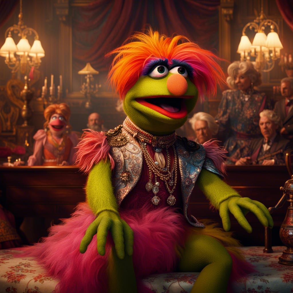 Gay Drag Muppets: Epic Cinematic Digital Art