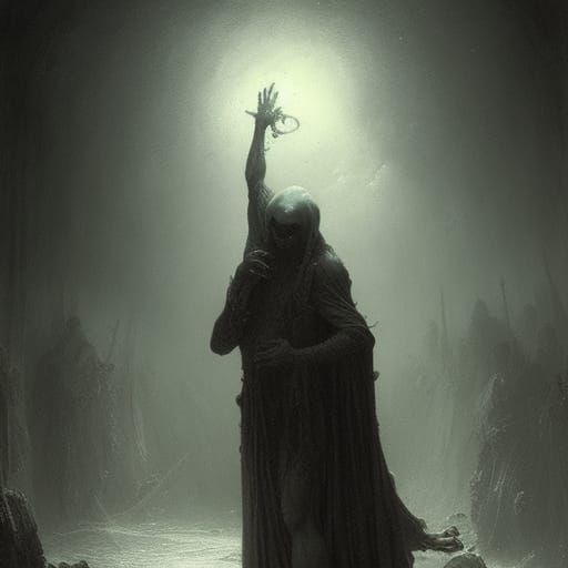 Death in Dark Fantasy Style