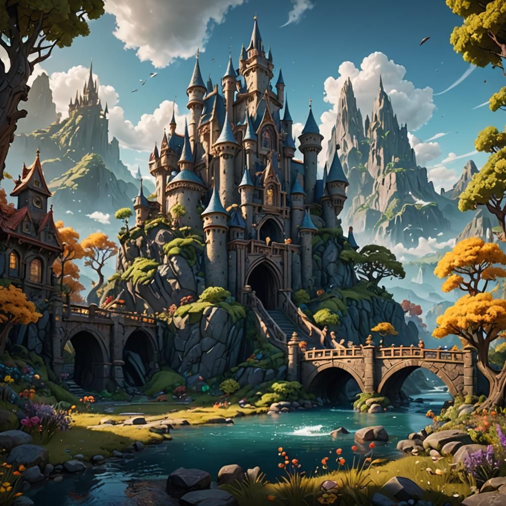 Detailed Matte Painting in Unreal Engine 5