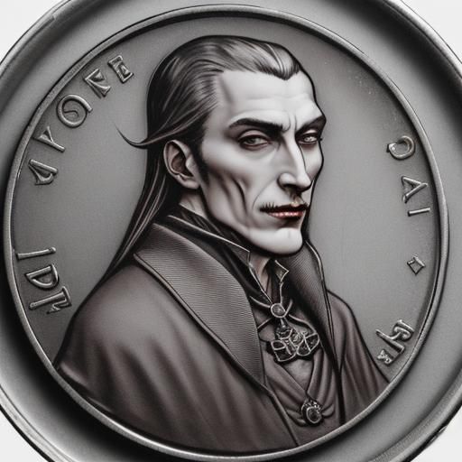 Dracula Coin: A Vampire Portrait in Currency