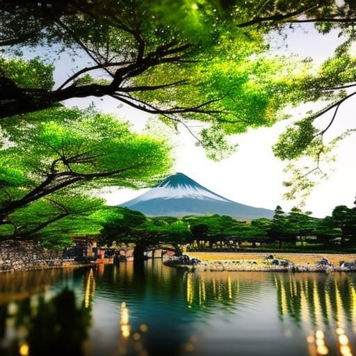 Picturesque Japanese Landscape in Professional Photography S...