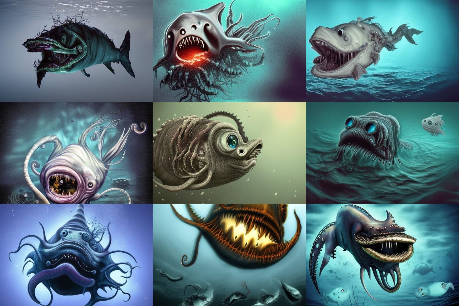 Giant Anglerfish: Underwater Eldritch Horror