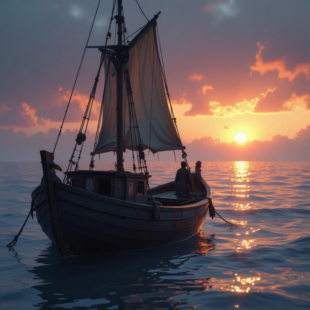 Joyful Morning Landscape in Epic Cinematic Style