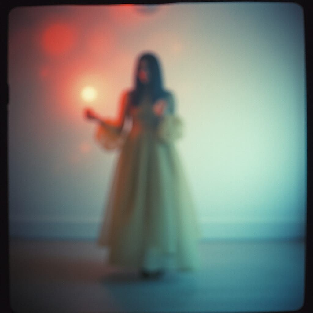 Color Pinhole Image in Vintage Style