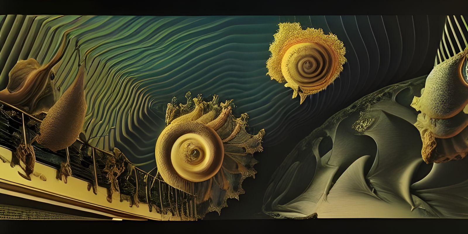 Abstract Fractal World in Vivid Colors