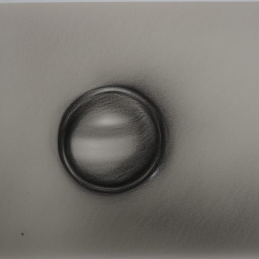 Mysterious Figure Runs from Shadows in Charcoal Drawing