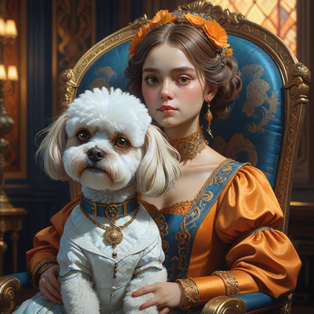 Luxurious Portrait of a Dapper Minion in Elegant Attire