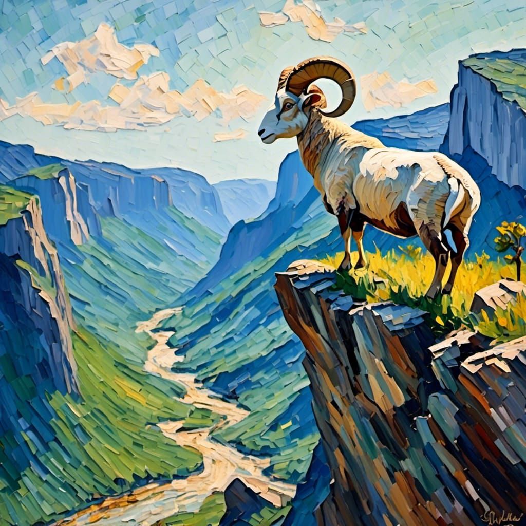 Ram (Impasto Effects)