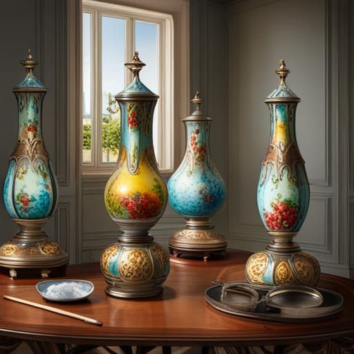 The curious lava lamps King Louis XV had in his time!