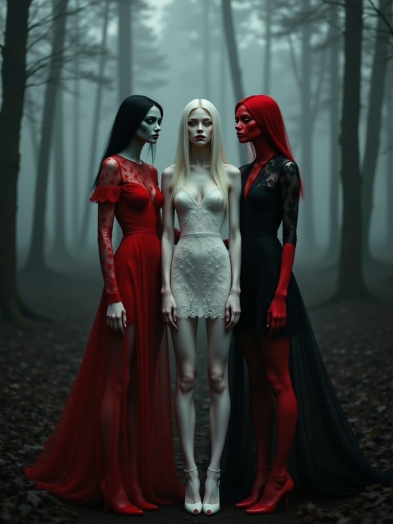 Ethereal Women in Triangular Formation, Gregory Crewdson and...