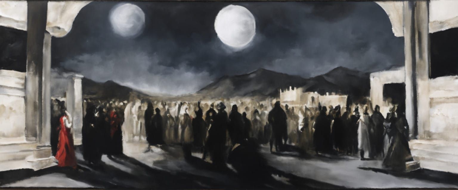 It was an age of Caesar... ' Two moons indeed!