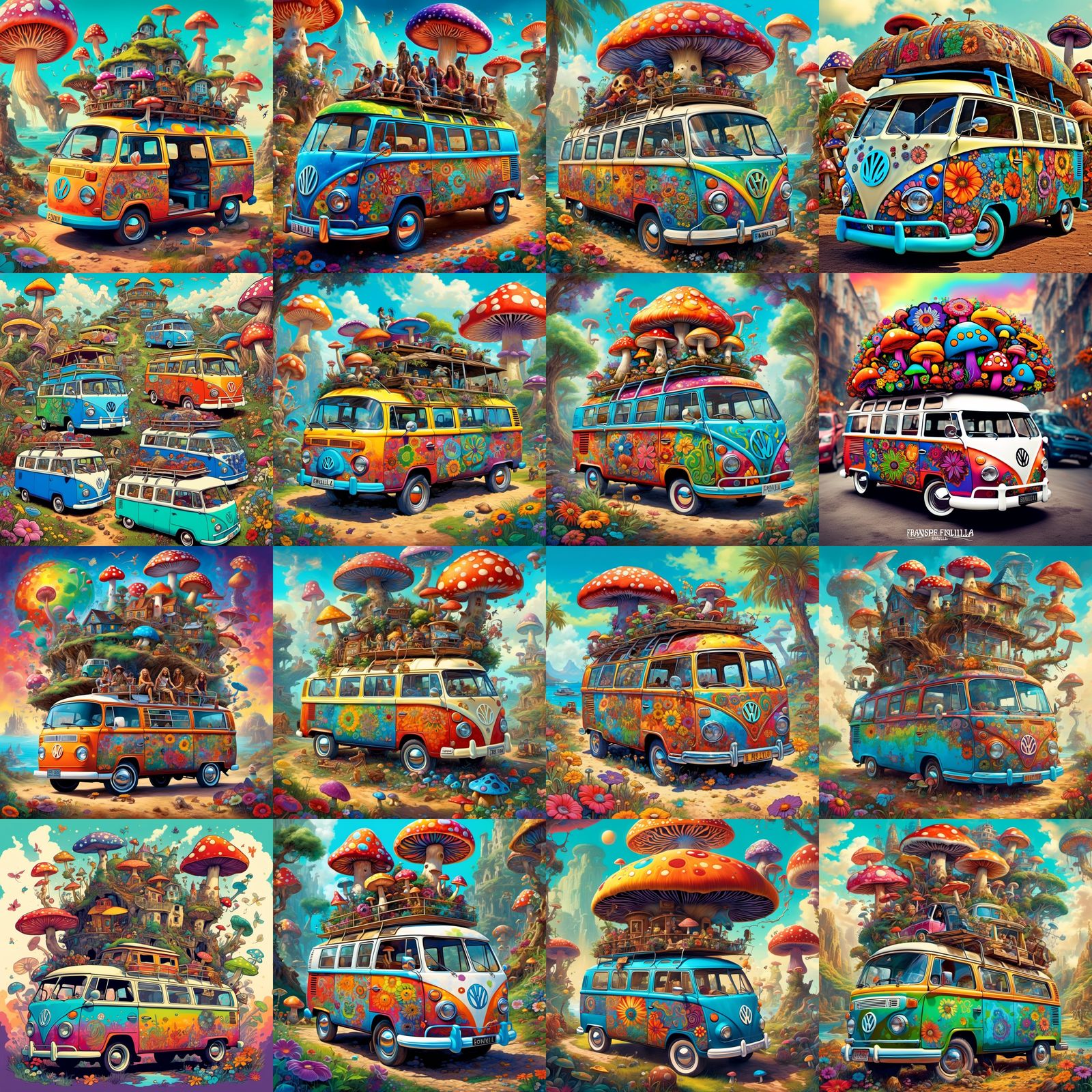 Hippie Travels Ii, Mushroom Island
