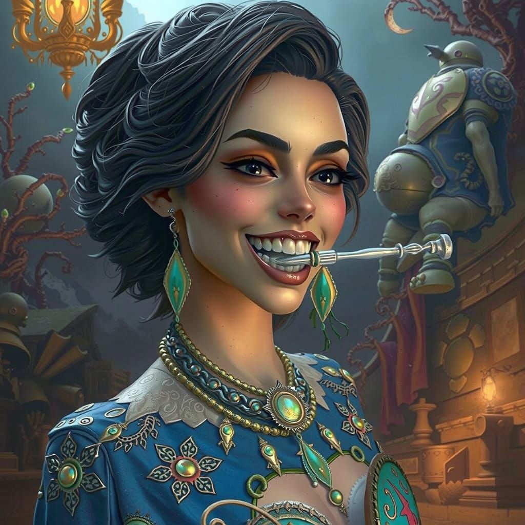 Young Adventurer Speaks with Mysterious Bolt