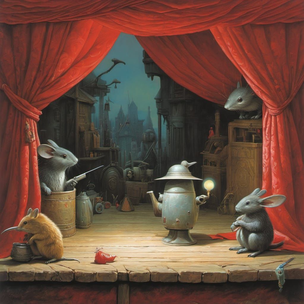 Mysterious, Watercolor-Style Portraits of a Single Color: Re...