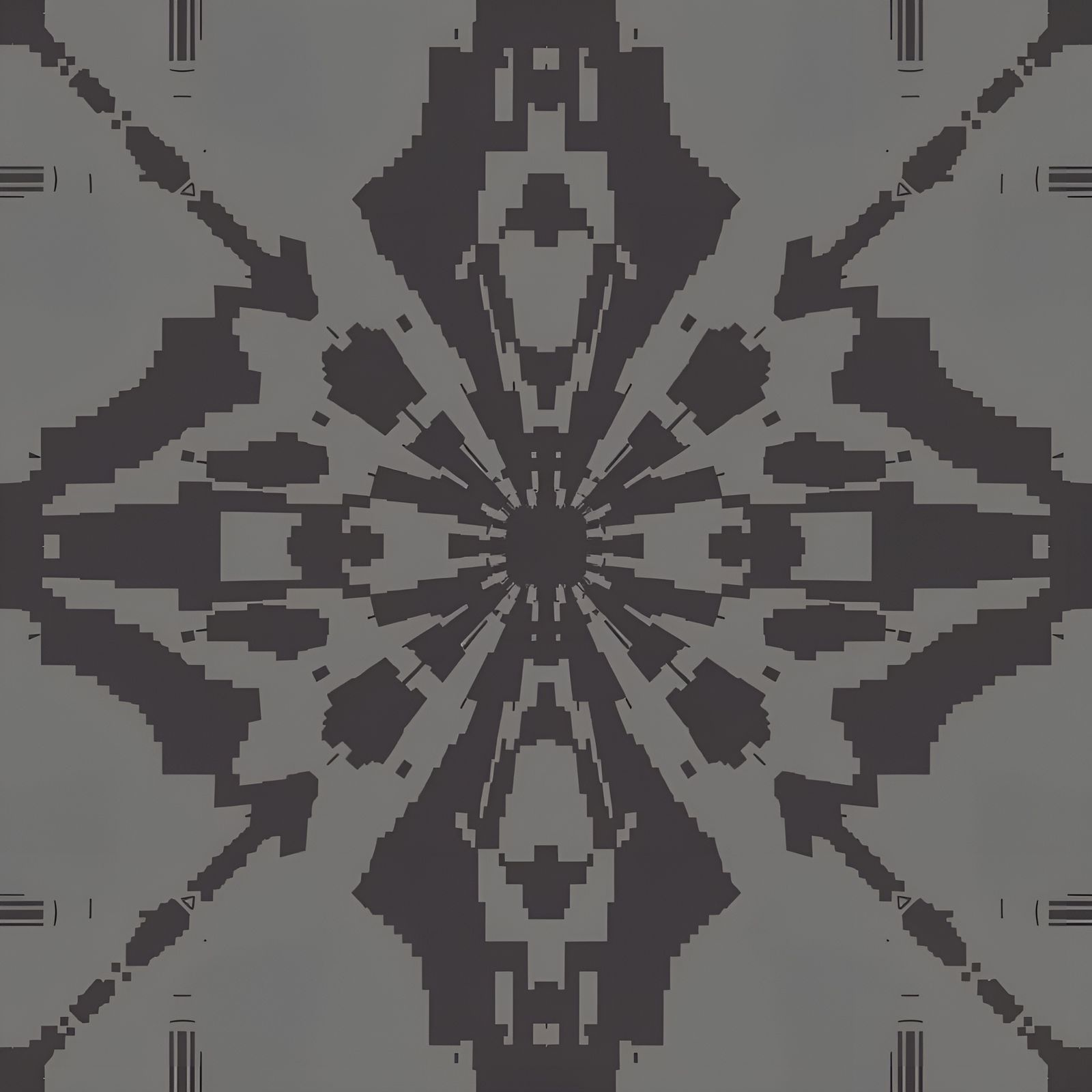 Glitch Art Pattern in Neon Colors